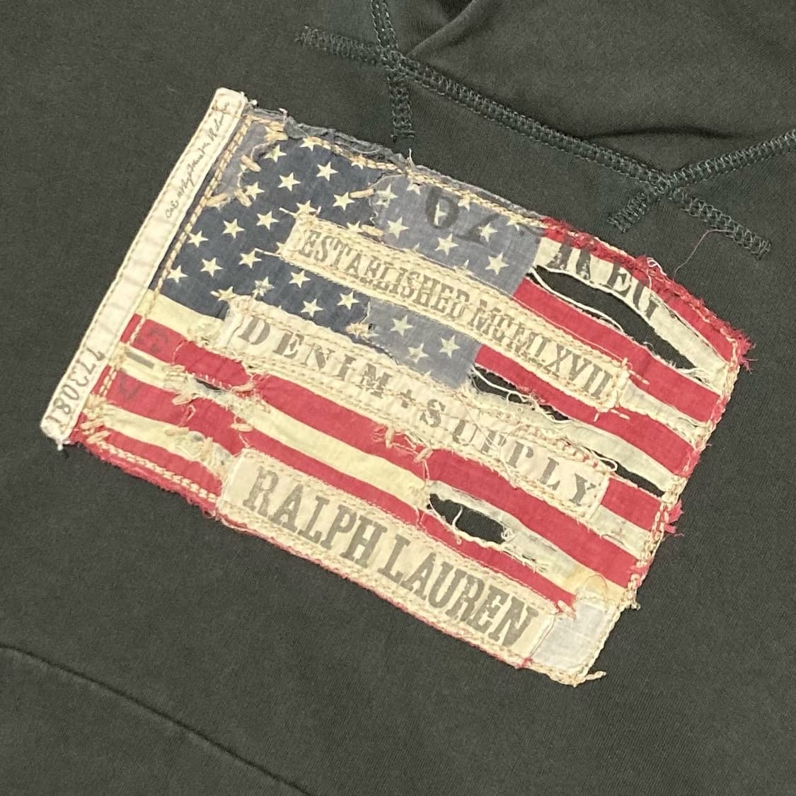 [L] 폴로랄프로렌 데님앤서플라이 성조기 후드티 상품이미지3