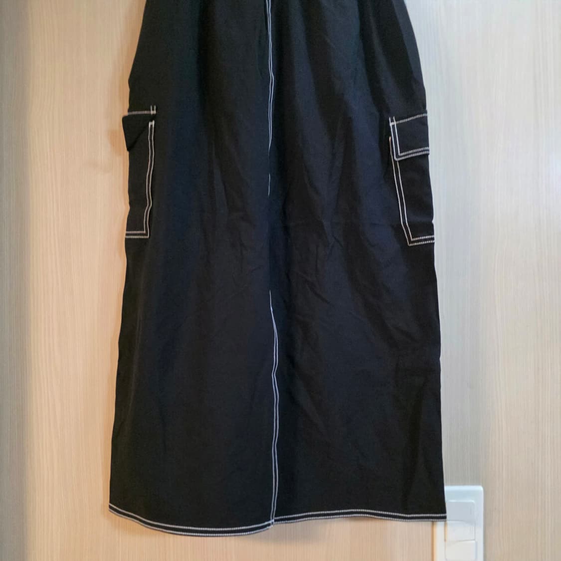 캘빈클라인  블랙 카고 롱 스커트 S 상품이미지2