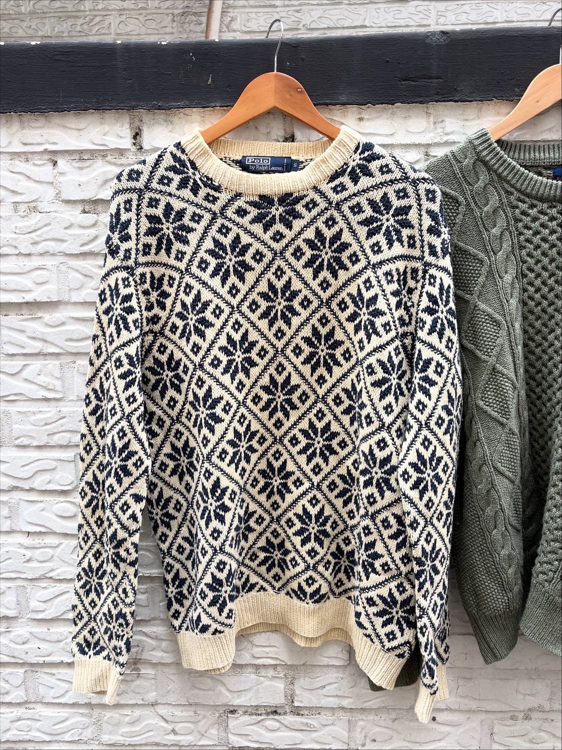 폴로 눈꽃 니트 상품이미지1