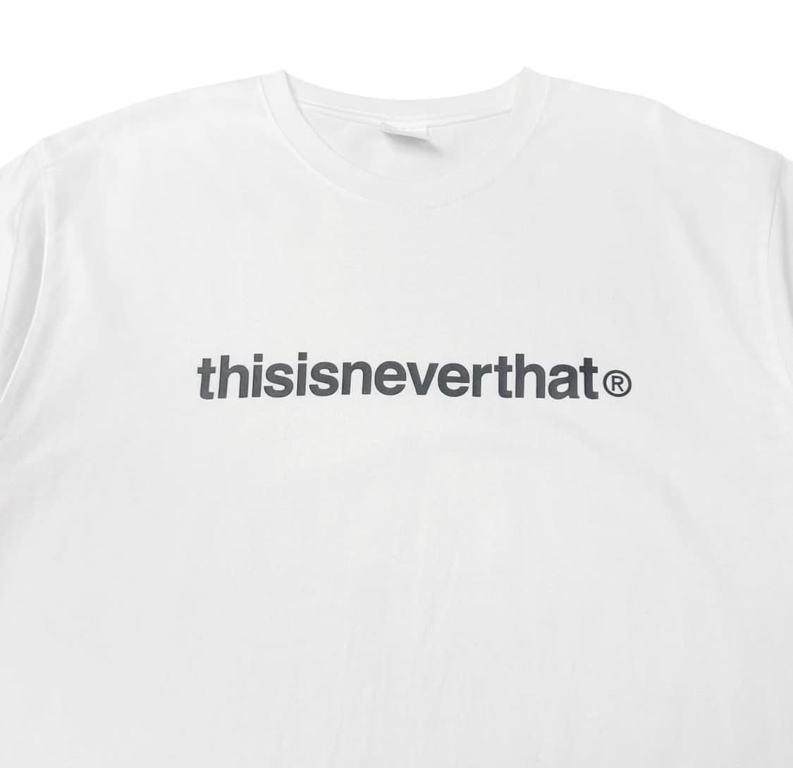 Thisisneverthat 디스이즈네버댓 T로고 센터로고 반팔 화이트 상품이미지2