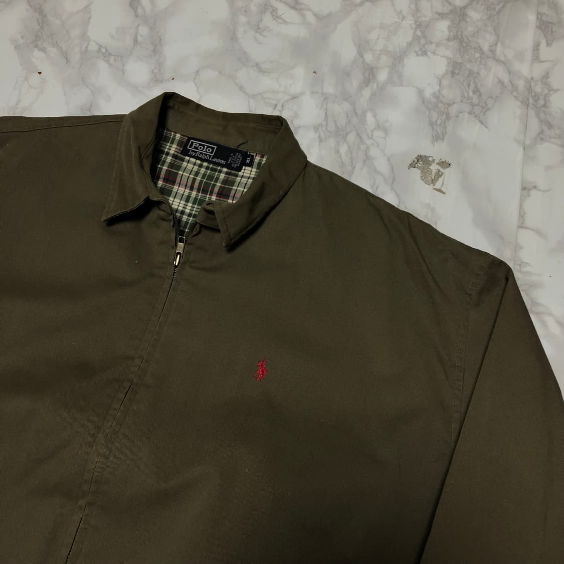 폴로 랄프로렌 스윙톱 블루종 자켓딥카키 상품이미지3