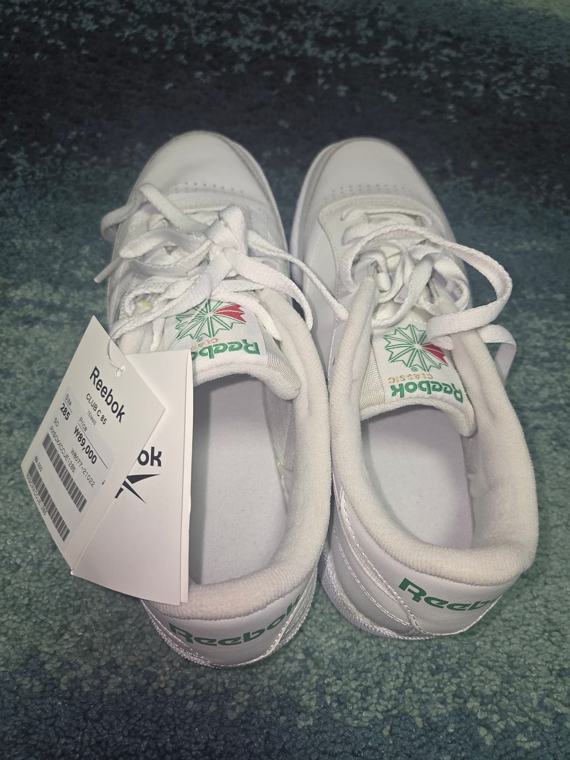 리복 클럽c85 화이트그린 285mm 상품이미지3