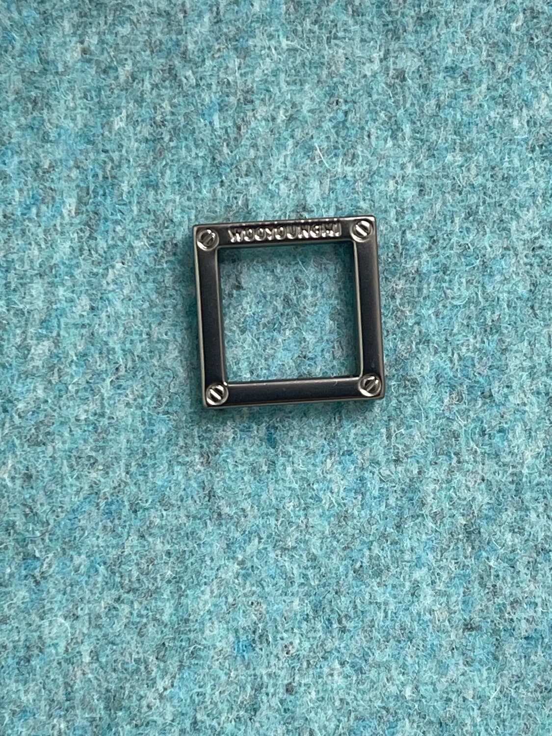 우영미 블루 울 하프 코트 상품이미지4