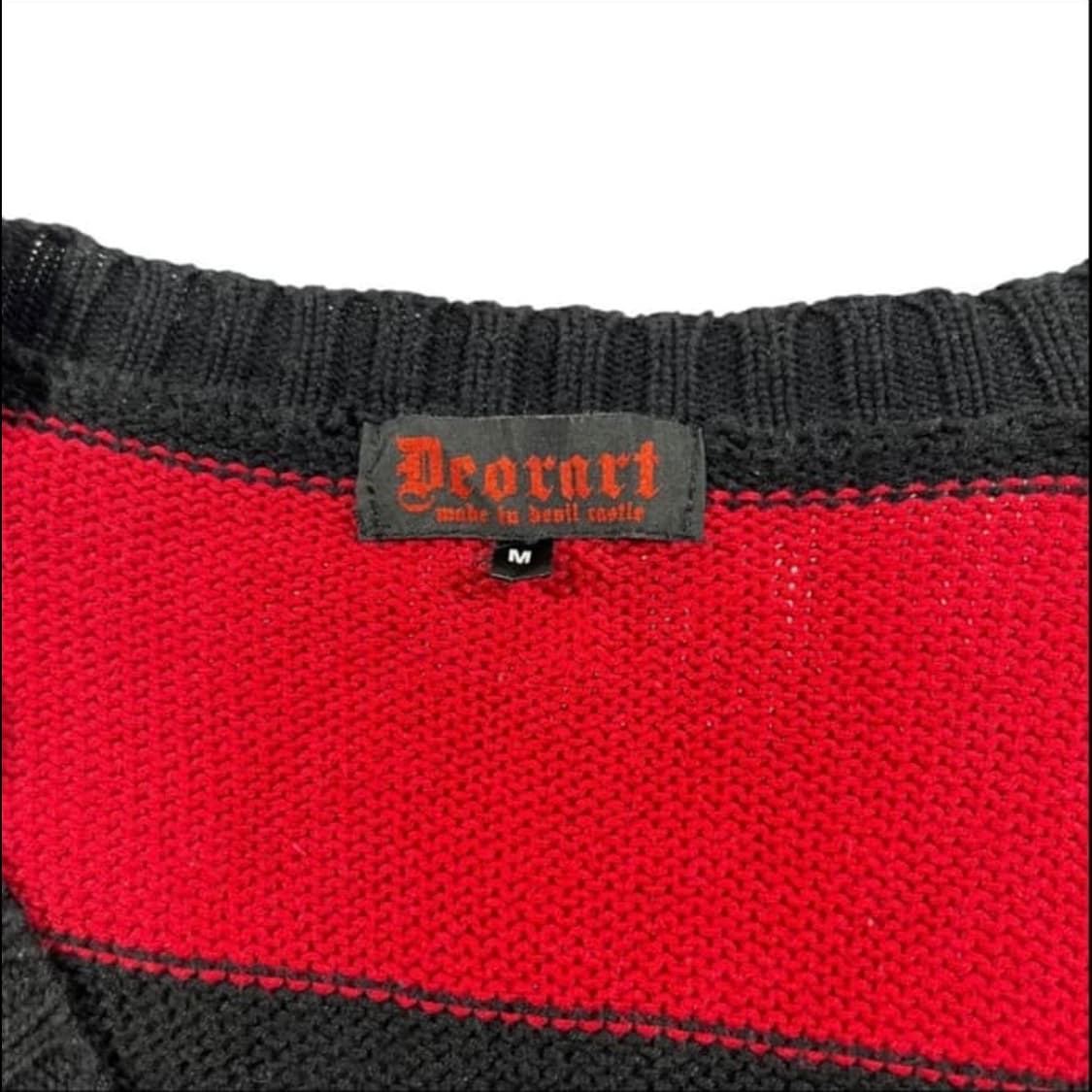 [DEORART] 디오라토 펑크 스트라이프 데미지 가디건 상품이미지6