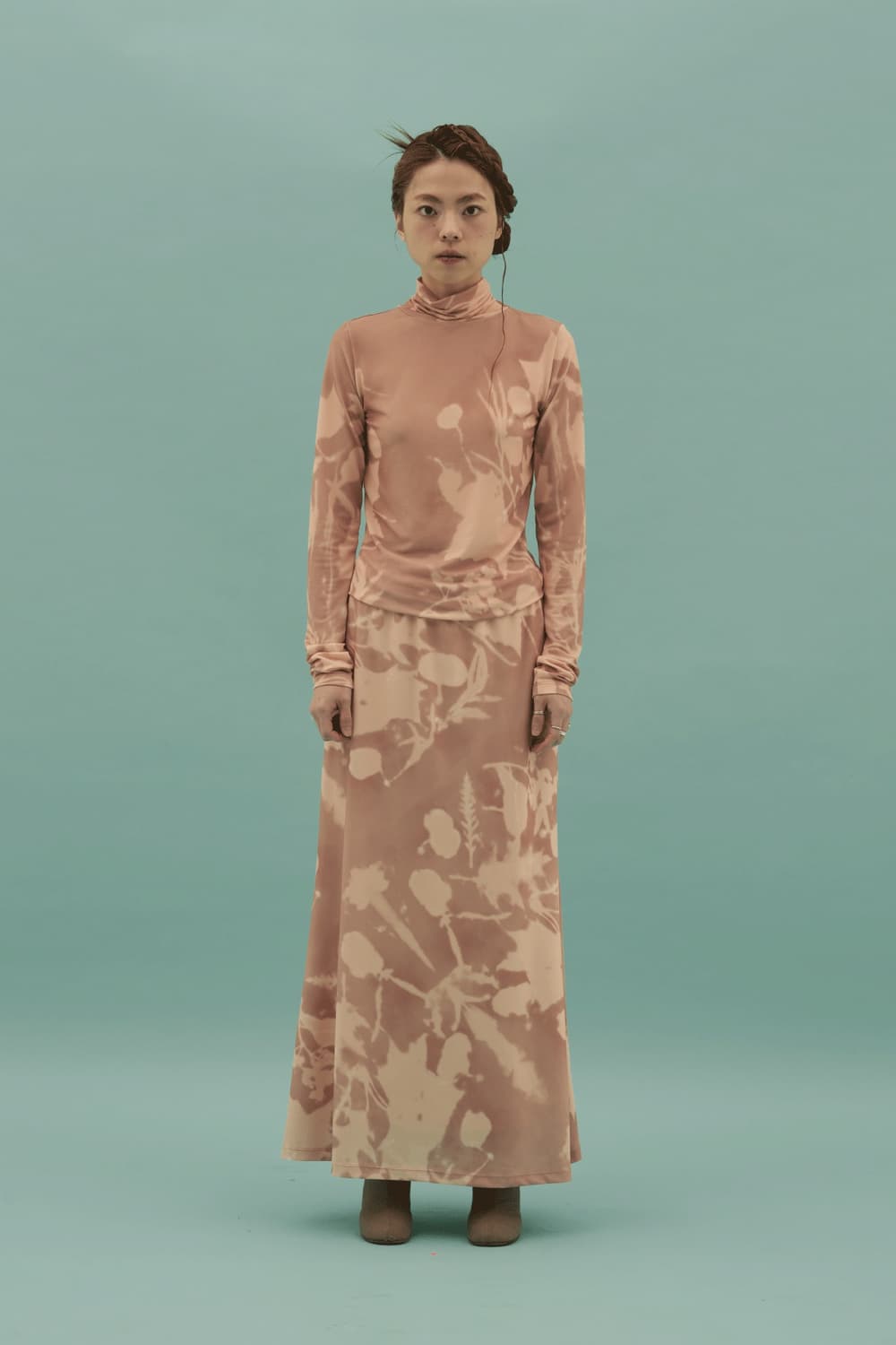 teak 티크 apricot turtle neck top 상품이미지2