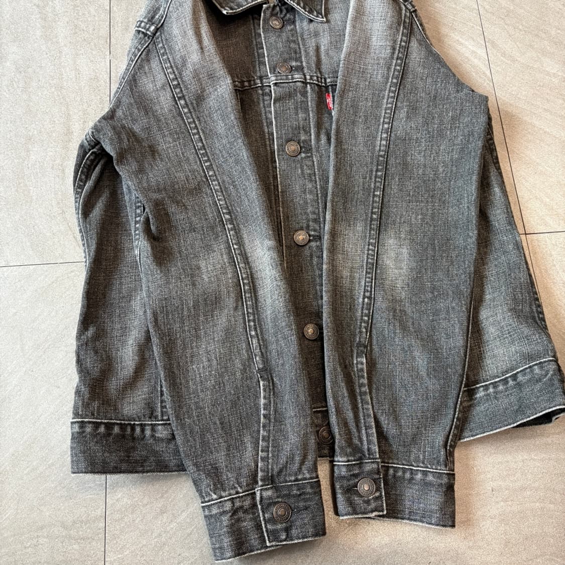리바이스 흑청 데님 자켓 상품이미지9