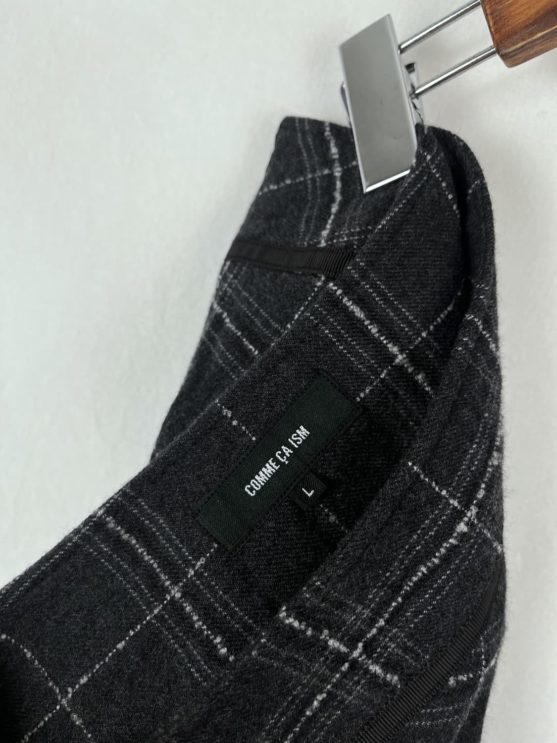 COMME CA ISM 체크패턴 디스디테일 미디스커트  상품이미지8