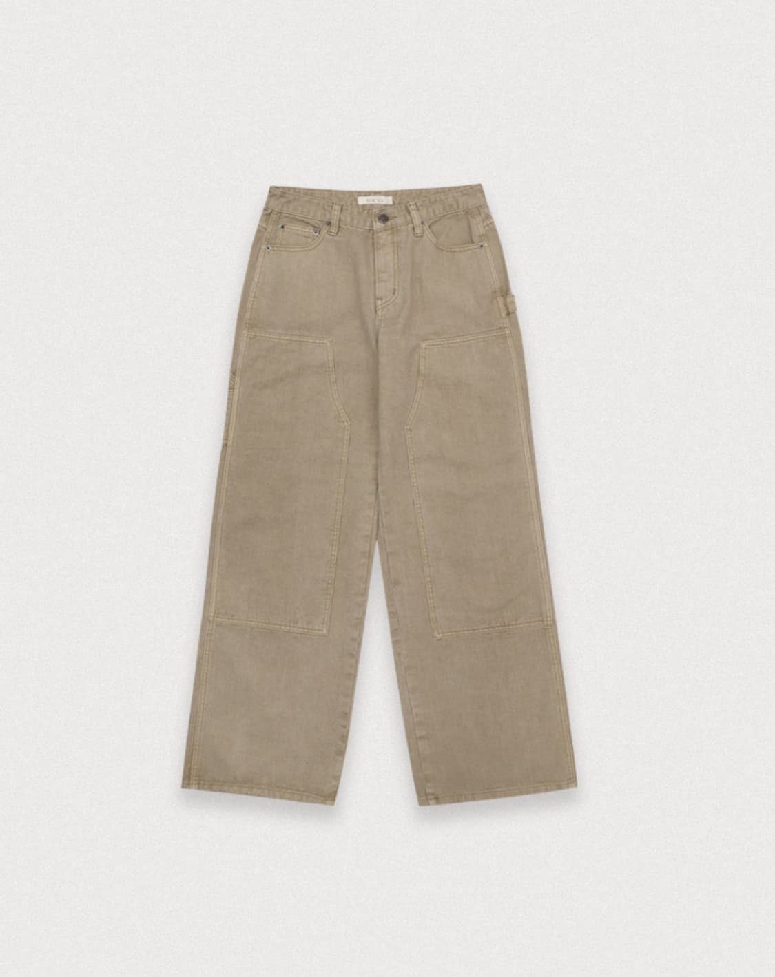 포에토 걸스포켓 girls pocket dying beige pants 상품이미지2