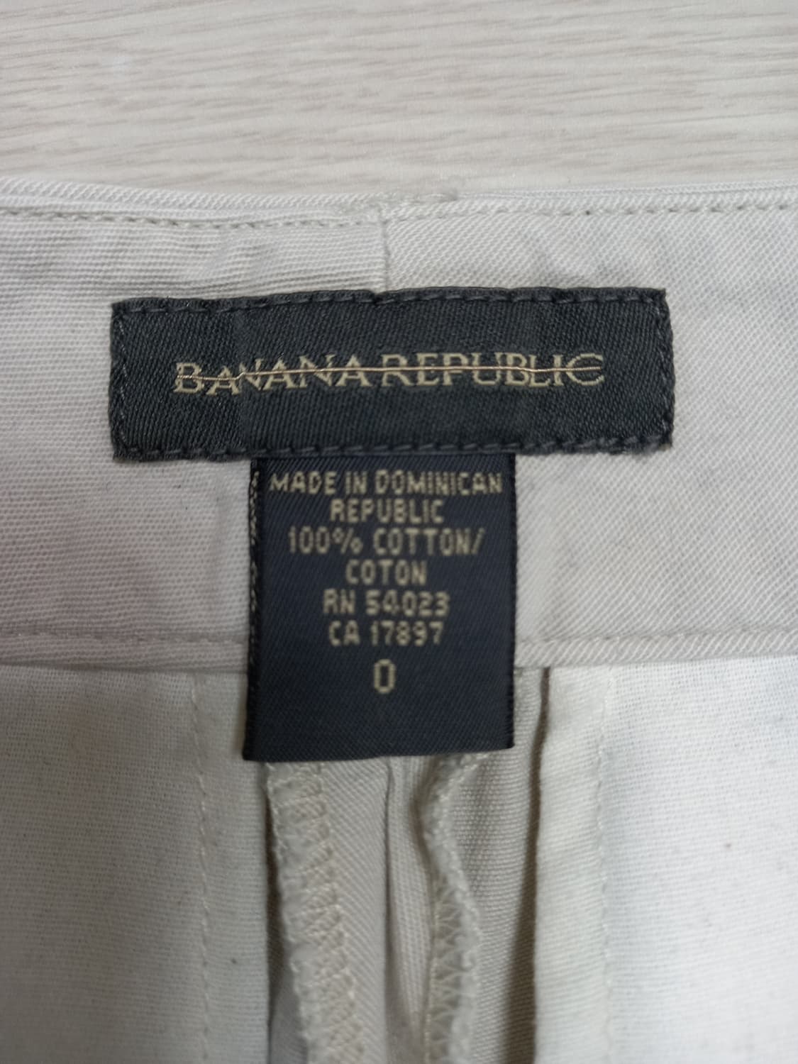 25 BANANA REPUBLIC 세미와이드 치노 아이보리 25-306 상품이미지7