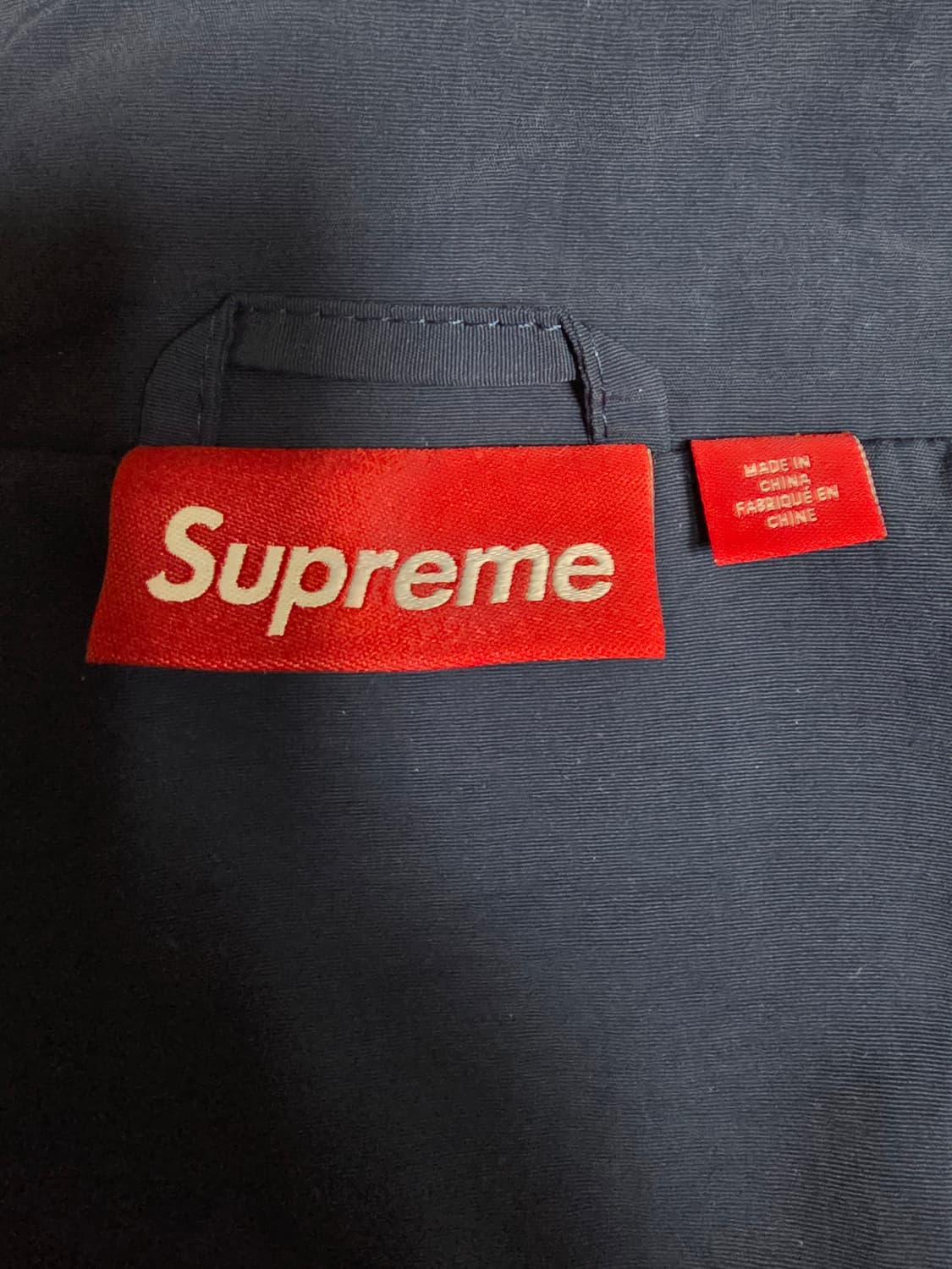 [S] 슈프림 스펠아웃 트랙 셋업(자켓+팬츠) 네이비 상품이미지6