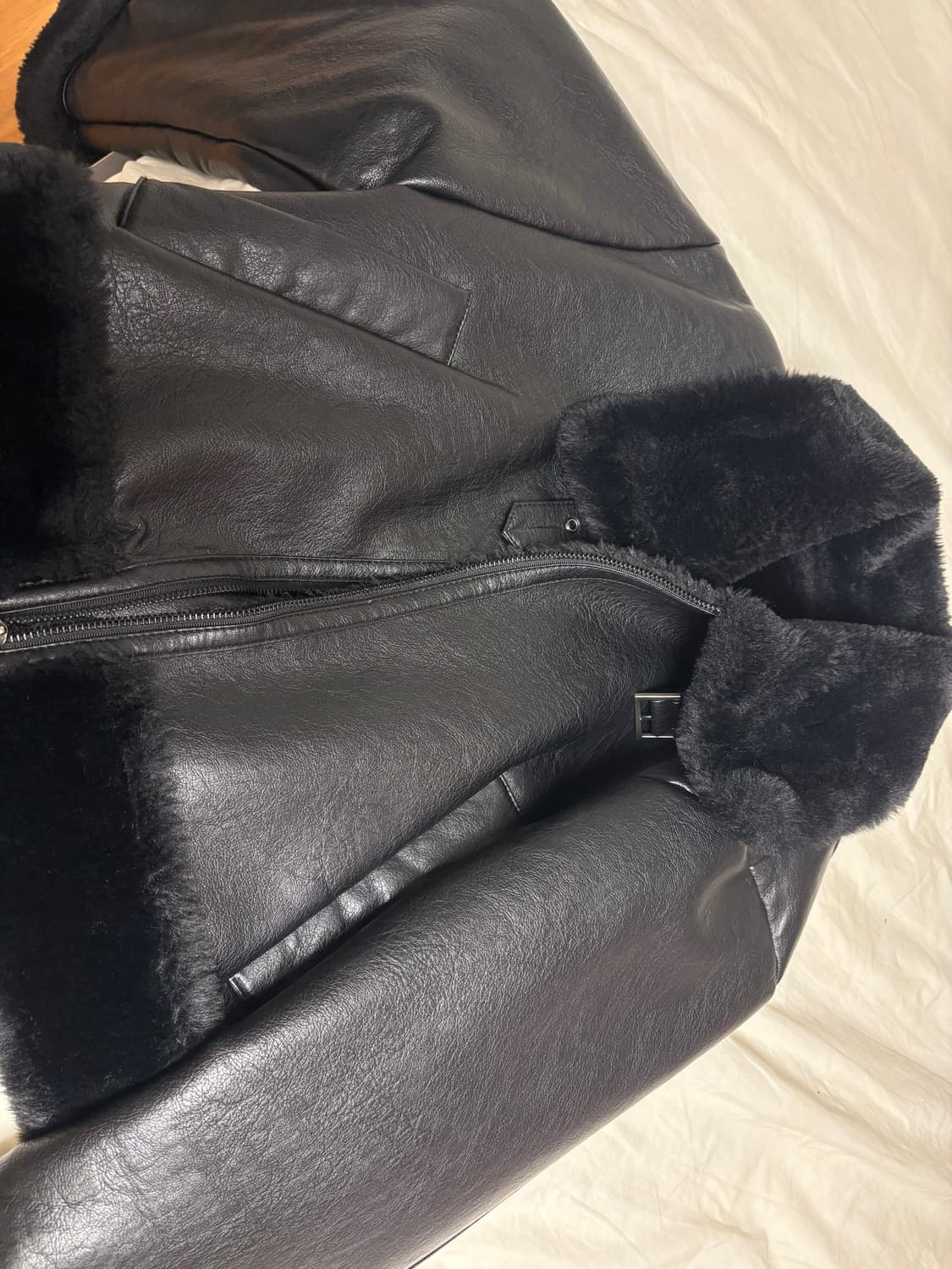 보헴서 22fw 하이넥 무스탕 상품이미지2