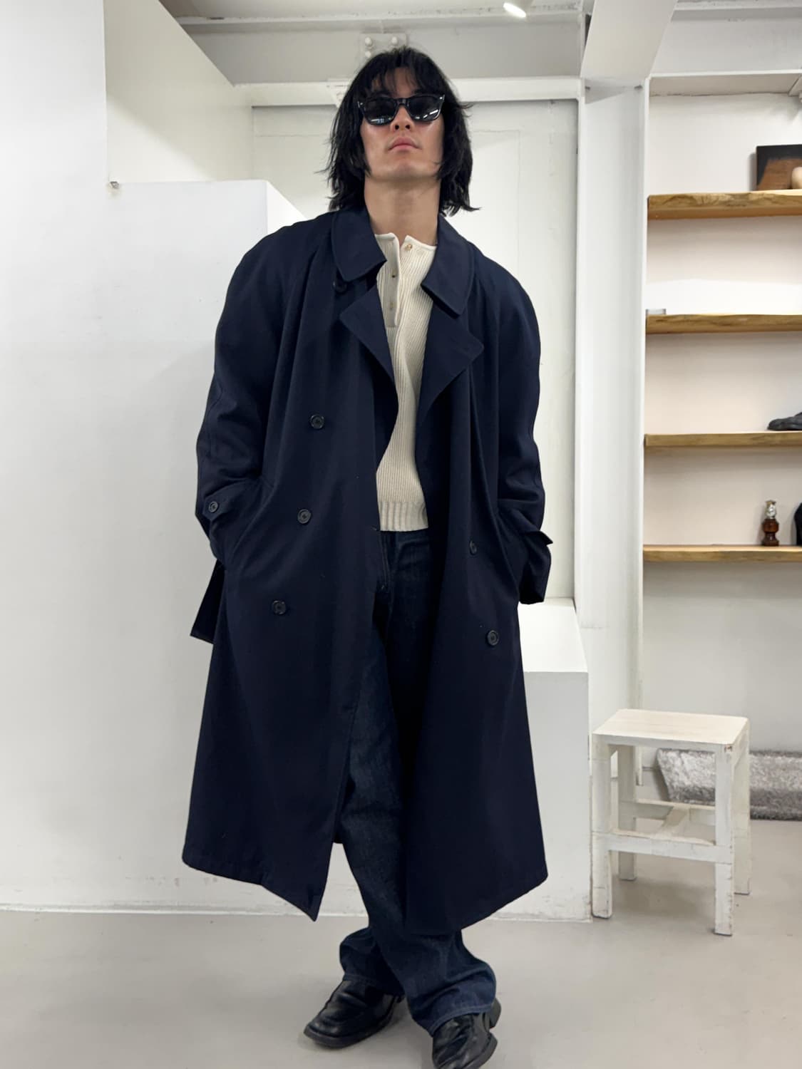 Whales of New England  트렌치 코트 상품이미지1