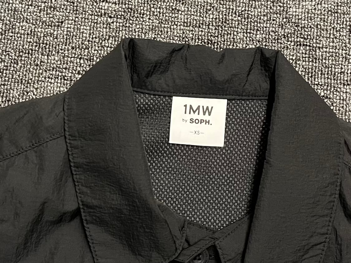 [90] 1MW by SOPH. 블랙 반팔 셔츠 상품이미지3