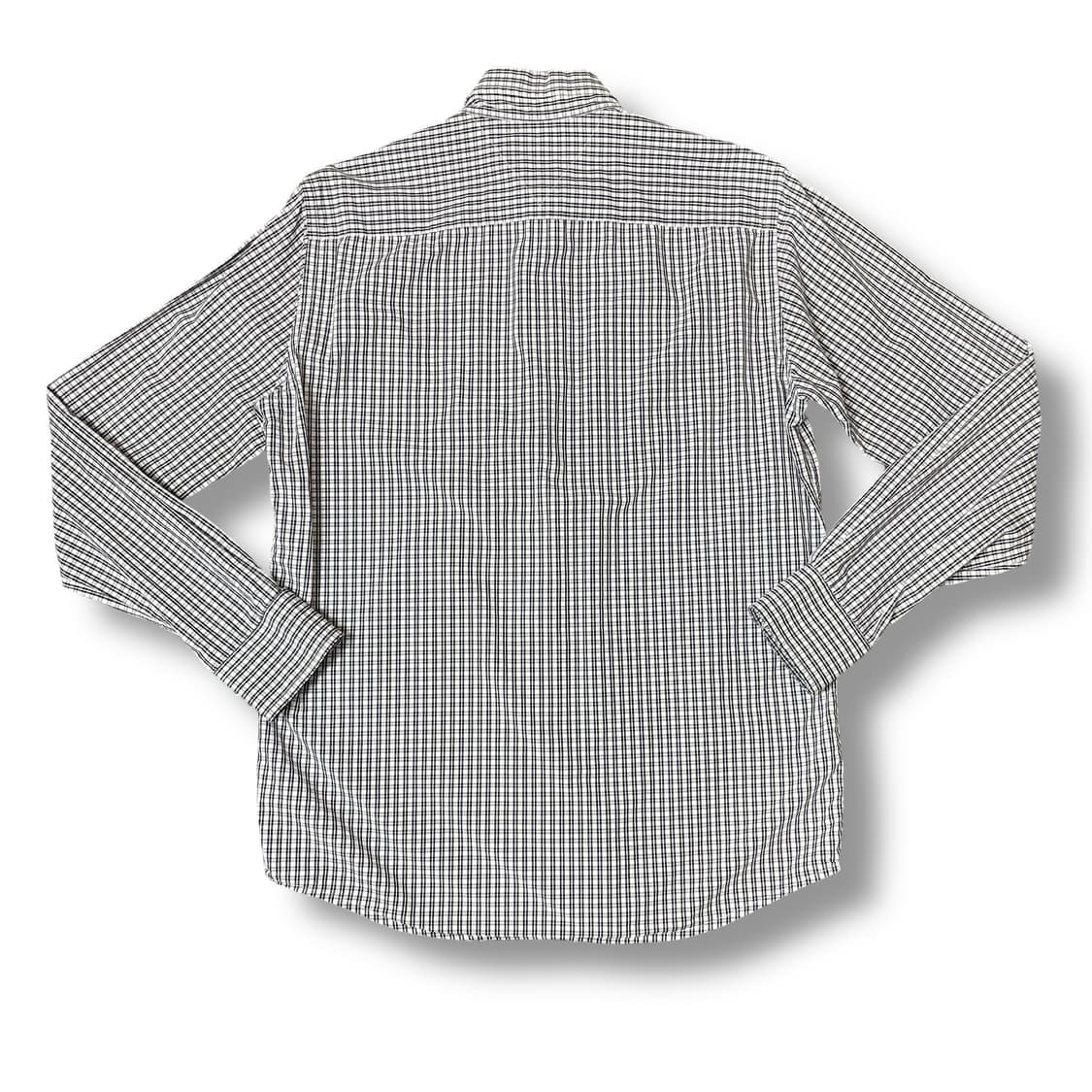 타미힐피거 네이비 체크 빈티지핏 긴팔 셔츠 S 상품이미지2