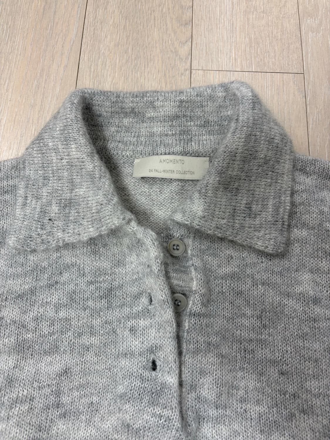 아모멘토 모헤어 니트 상품이미지2
