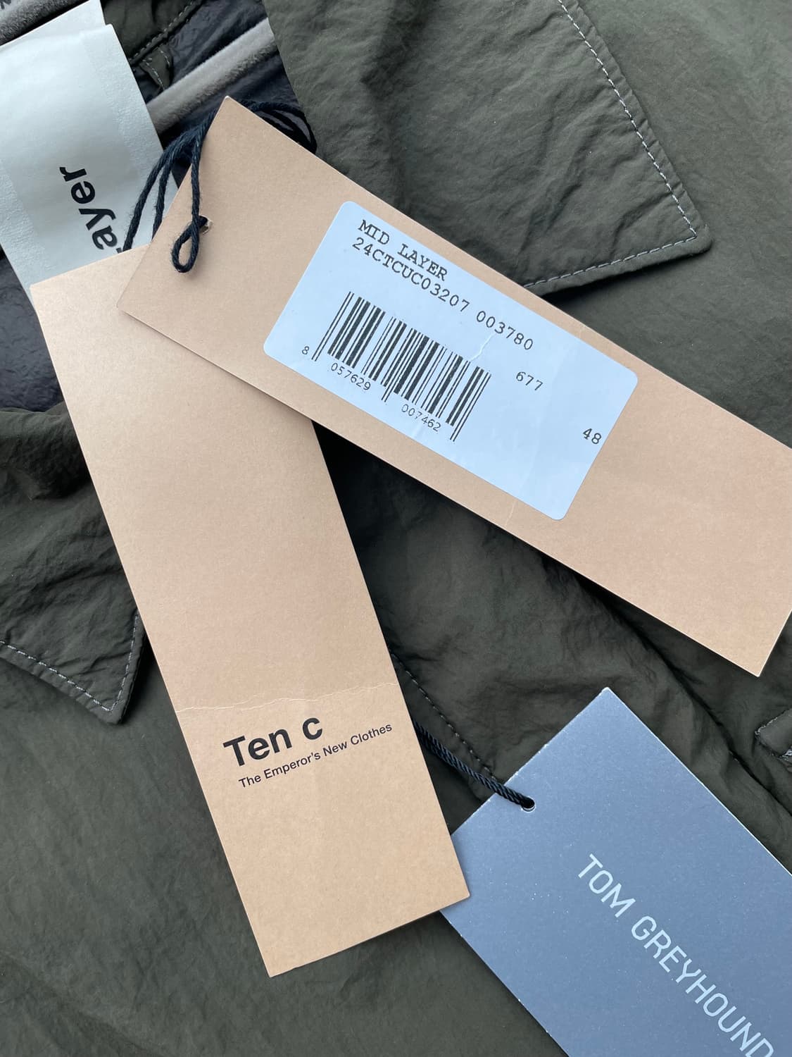 Ten C (텐씨) 미드레이어 클래식 카라 재킷 48 상품이미지5