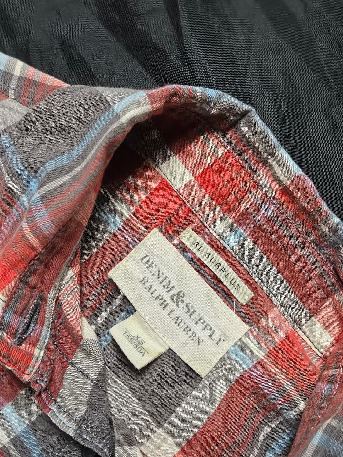 데님앤서플라이 투포켓 체크 셔츠 상품이미지4