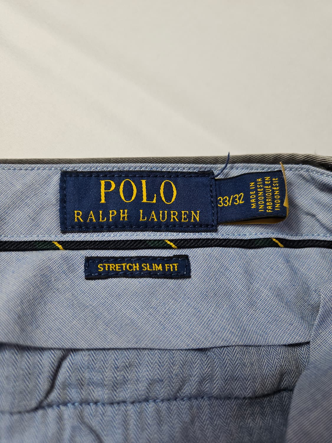 폴로 랄프로렌 신형 QR정품 치노팬츠 슬랙스 바지 워싱챠콜 33 상품이미지3