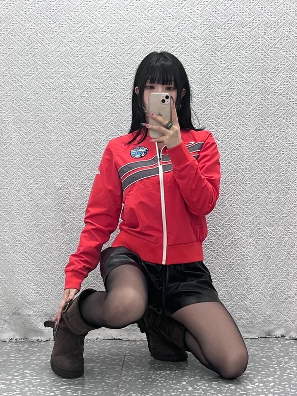 아식스 올드스쿨 펑크 Y2K 레이싱 집업 자켓 95 C11678 상품이미지2