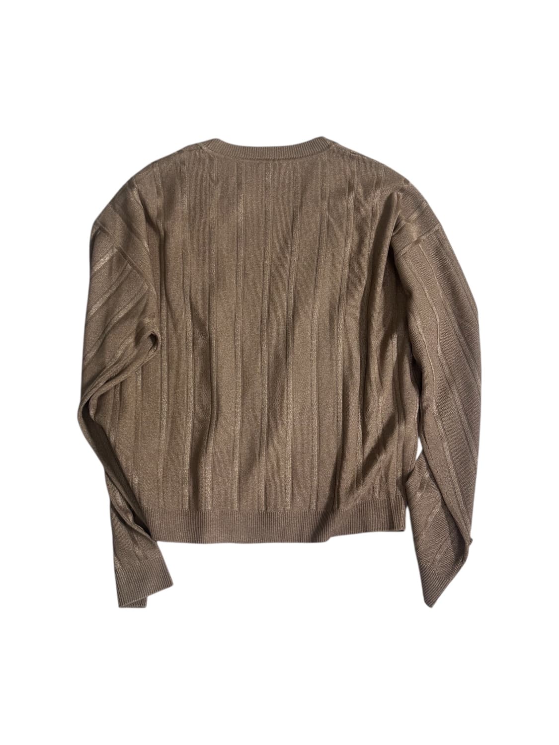 생로랑 브라운 골지 가디건 [XL] 상품이미지2