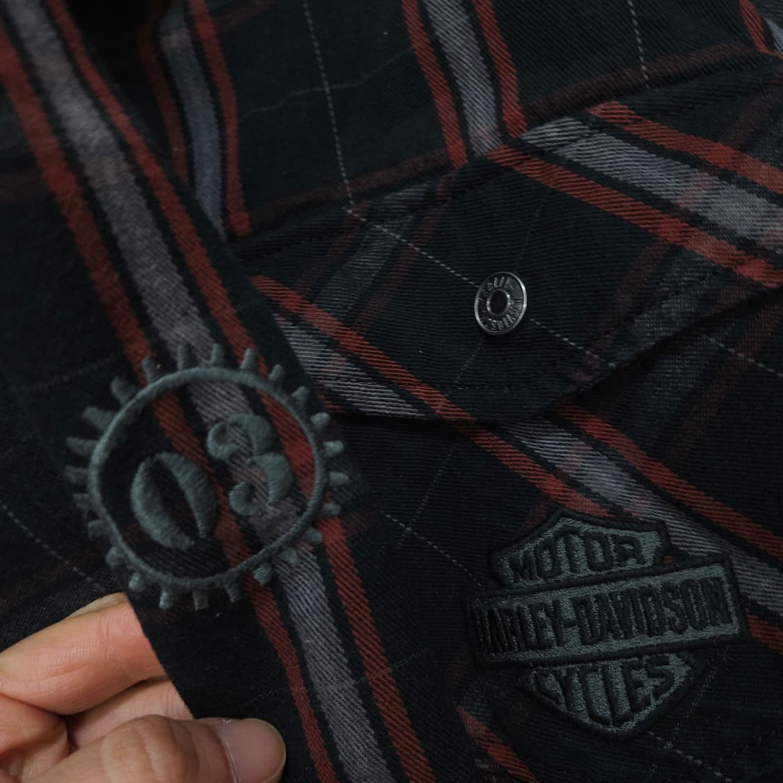 할리데이비슨 쉐르파 플란넬 자켓 M 상품이미지5