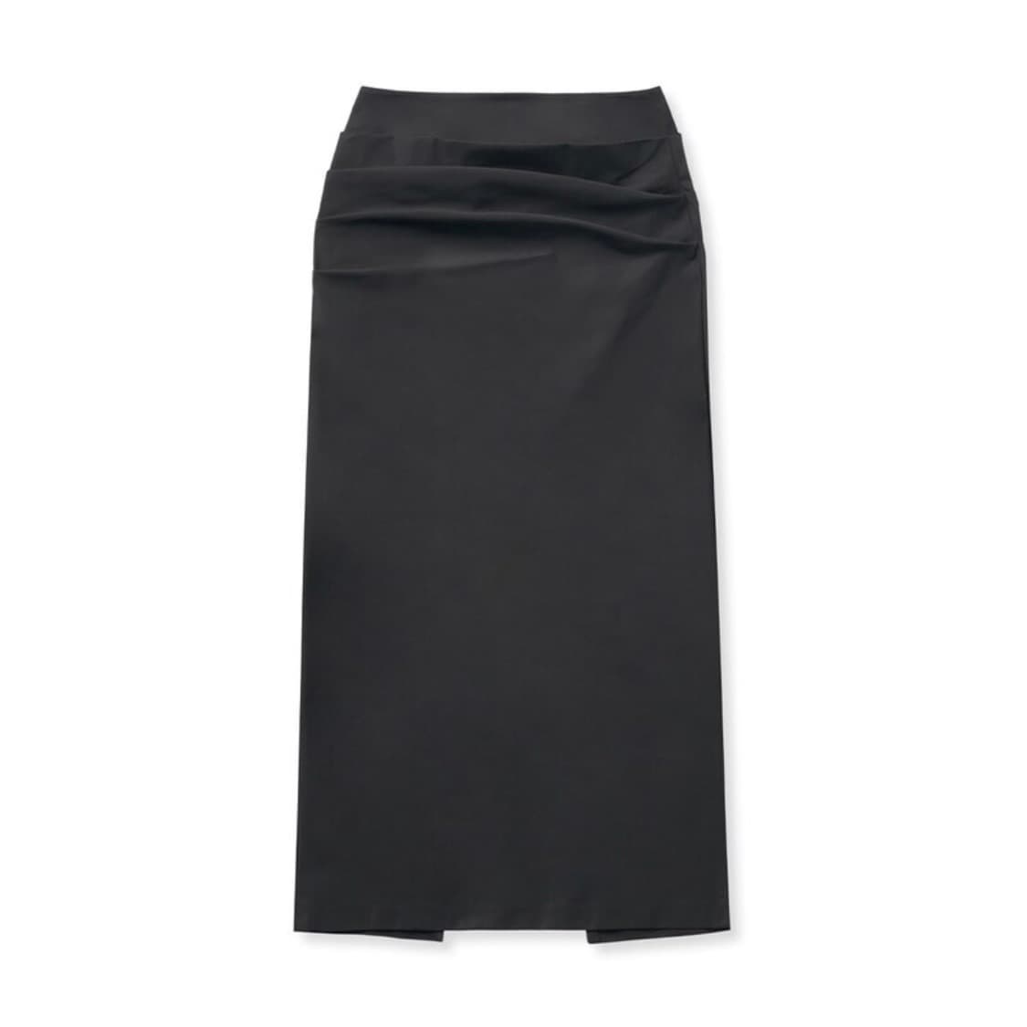 카일로 나일론 롱 스커트 블랙 상품이미지1