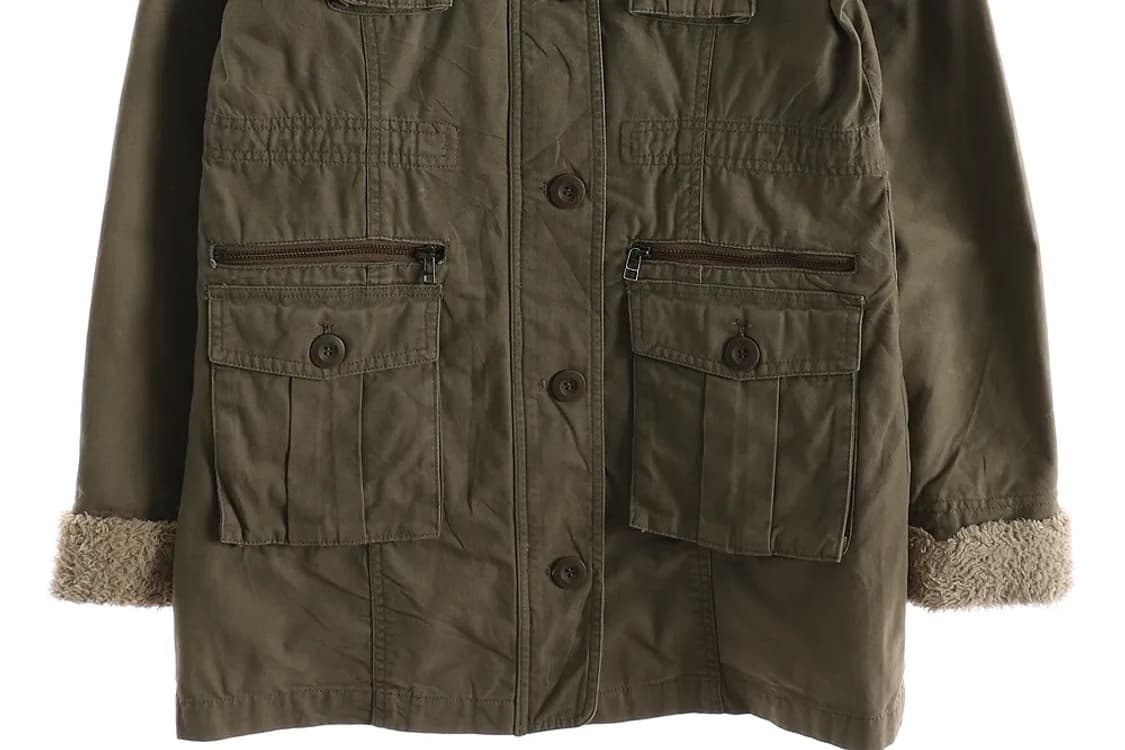 Grove 야상 자켓 퍼자켓 y2k 와투케 갸루 펑크 punk 상품이미지3