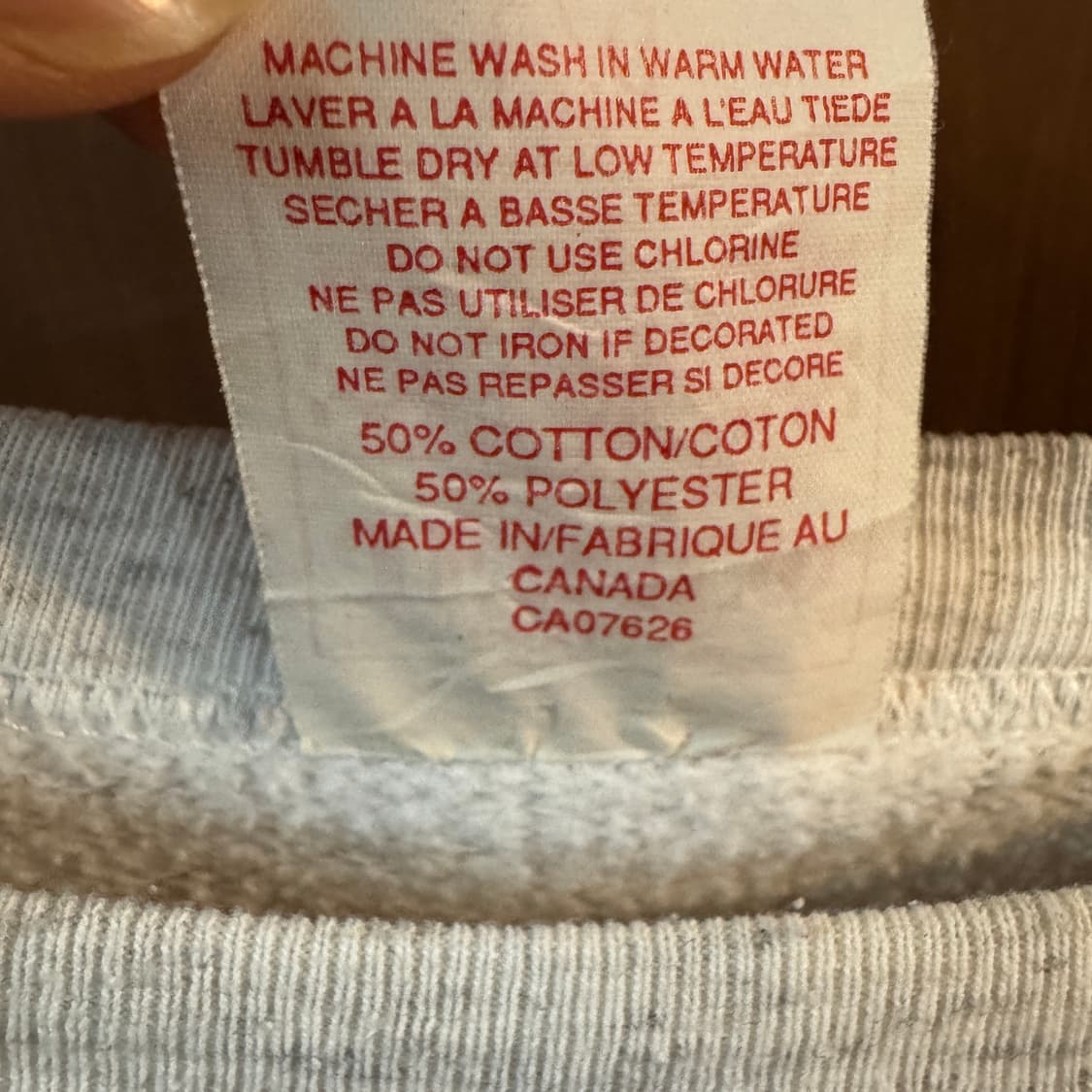 90s캐나다 온타리오 프린팅맨투맨 L 상품이미지8