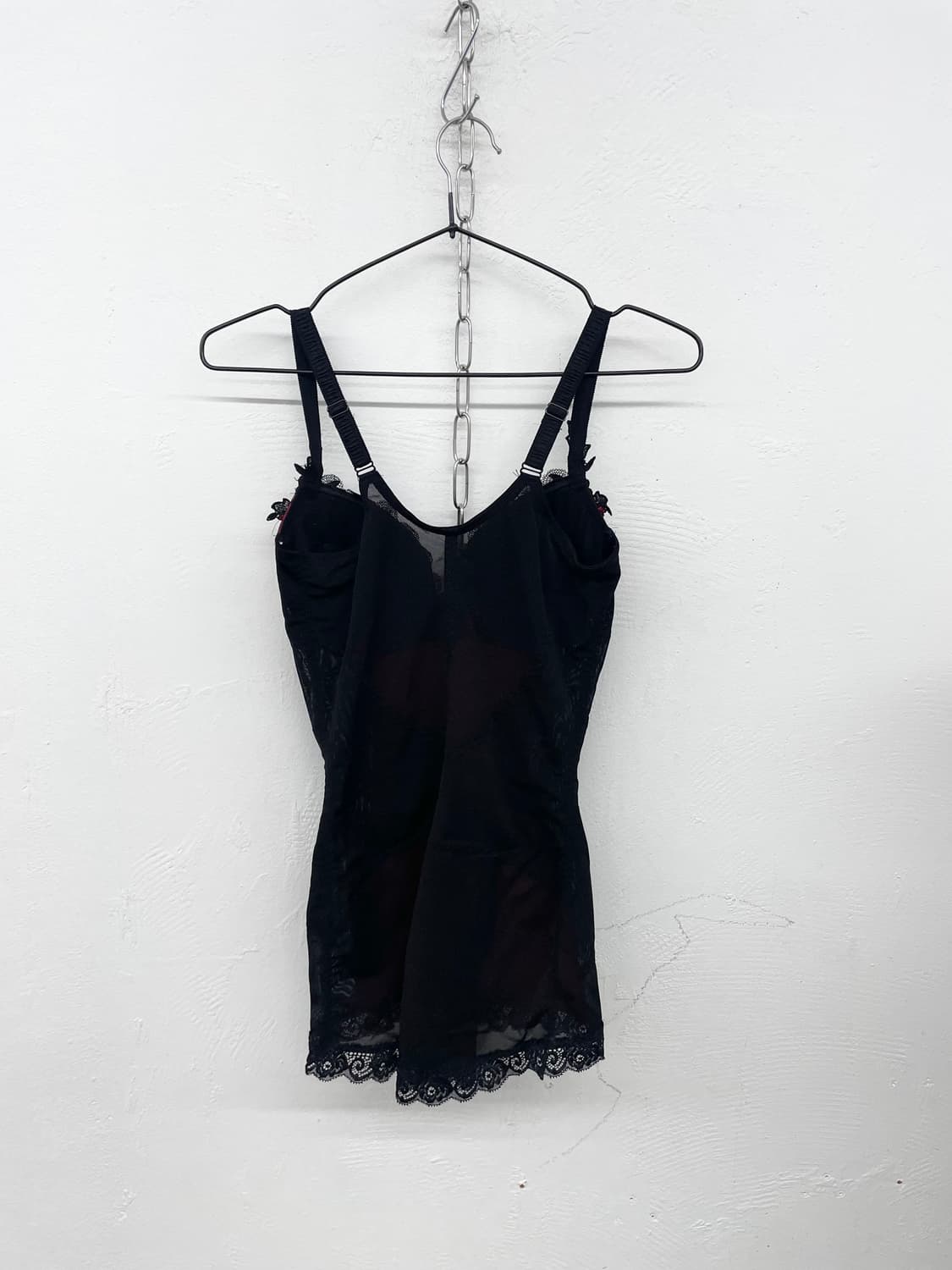 고딕 레드 레이스 코르셋 상품이미지6