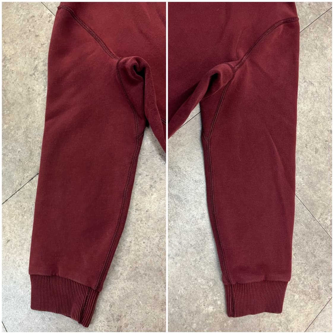 아베크롬비 기모 후드티 버건디 L #csz2737  상품이미지9