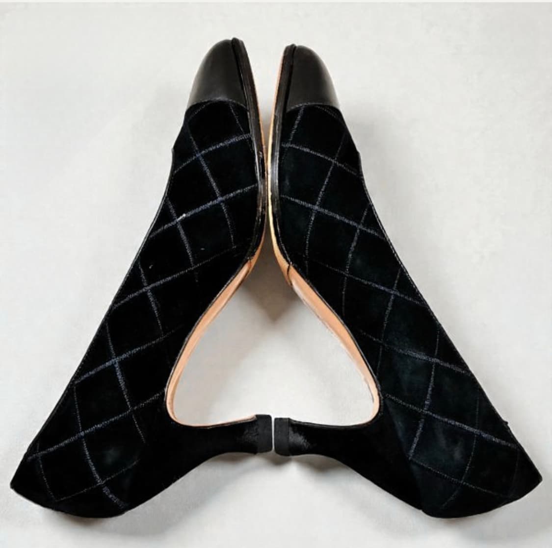 [페라가모]블랙 스웨이드 펌프스5.5(컨디션상) 상품이미지3