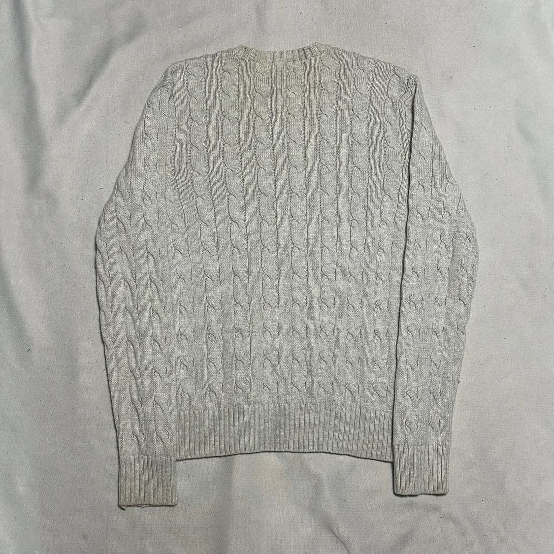 S 폴로랄프로렌 그레이 케이블 니트 상품이미지3