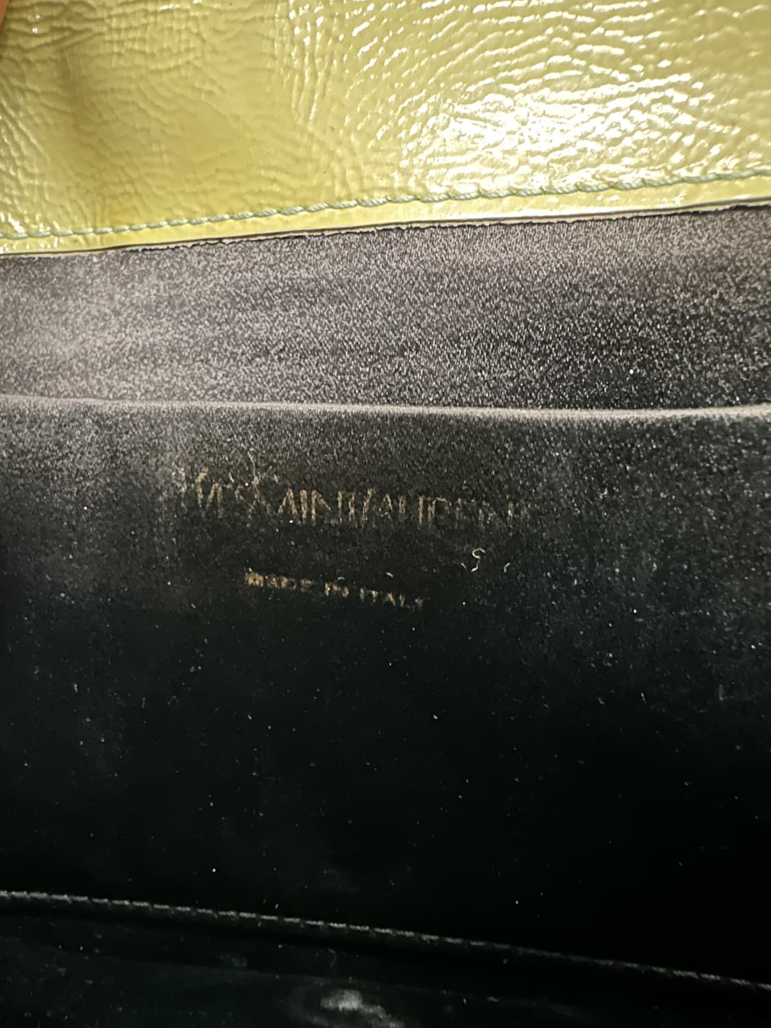 YSL 입생로랑 벨드쥬르 페이던트 클러치 그린 상품이미지6