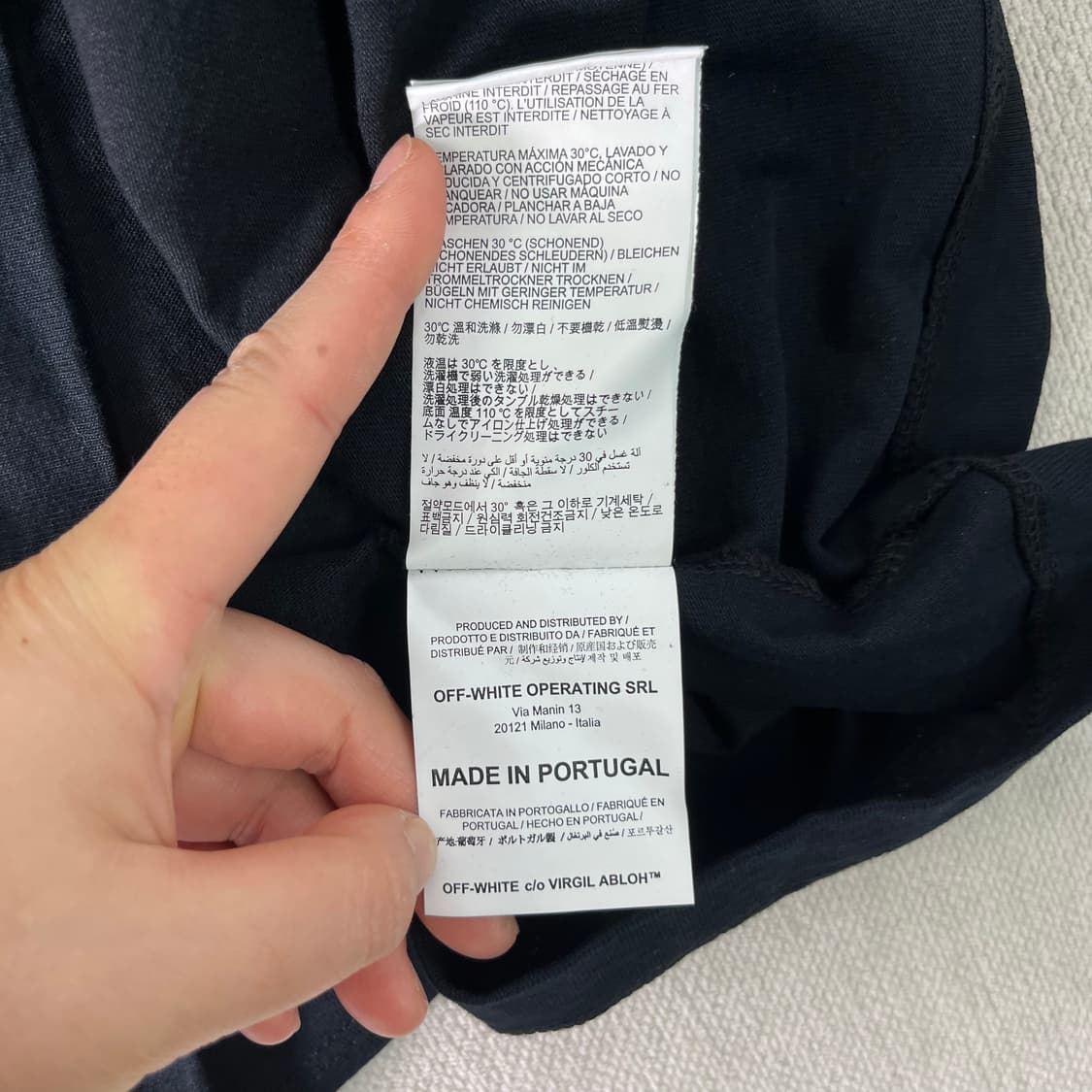 105 오프화이트 랜드카드 롱슬리브 맨투맨 상품이미지7