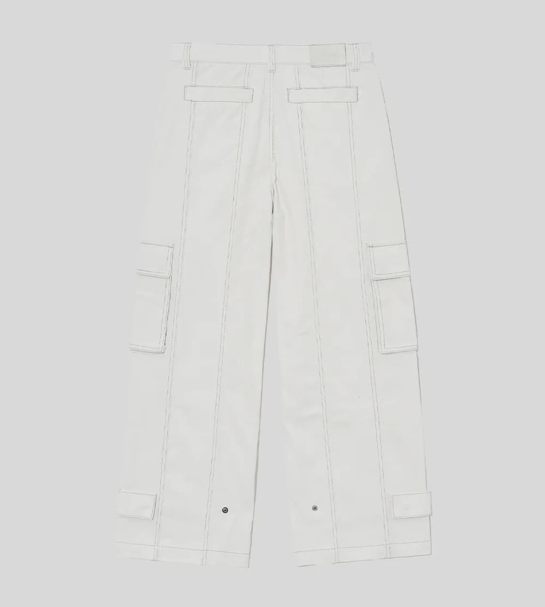 메종미네드 유틸리티 카고 팬츠 화이트 46 상품이미지2