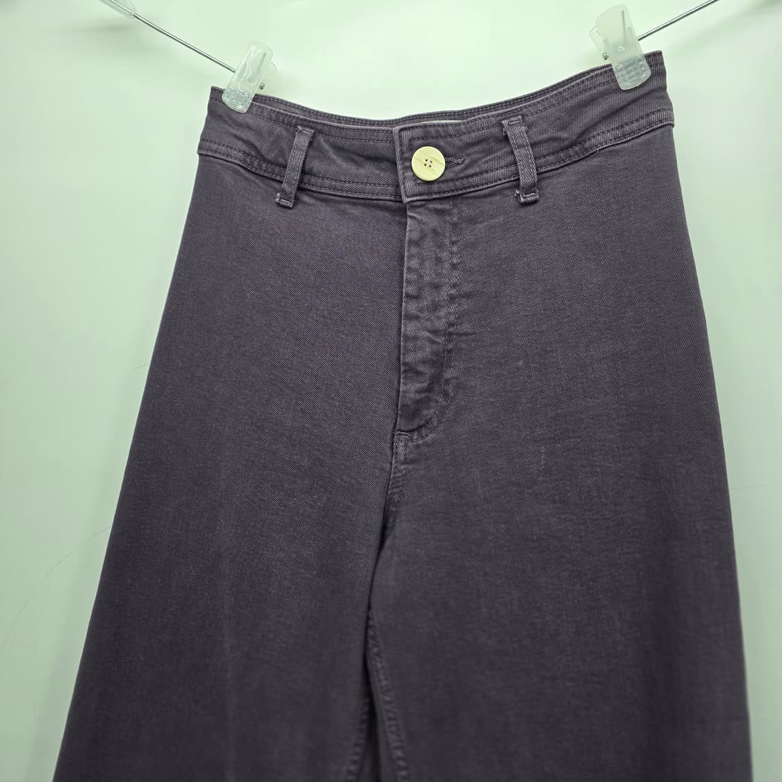 ZARA 마린 스트레이트 데님 보라색 24" [A40256] 상품이미지8