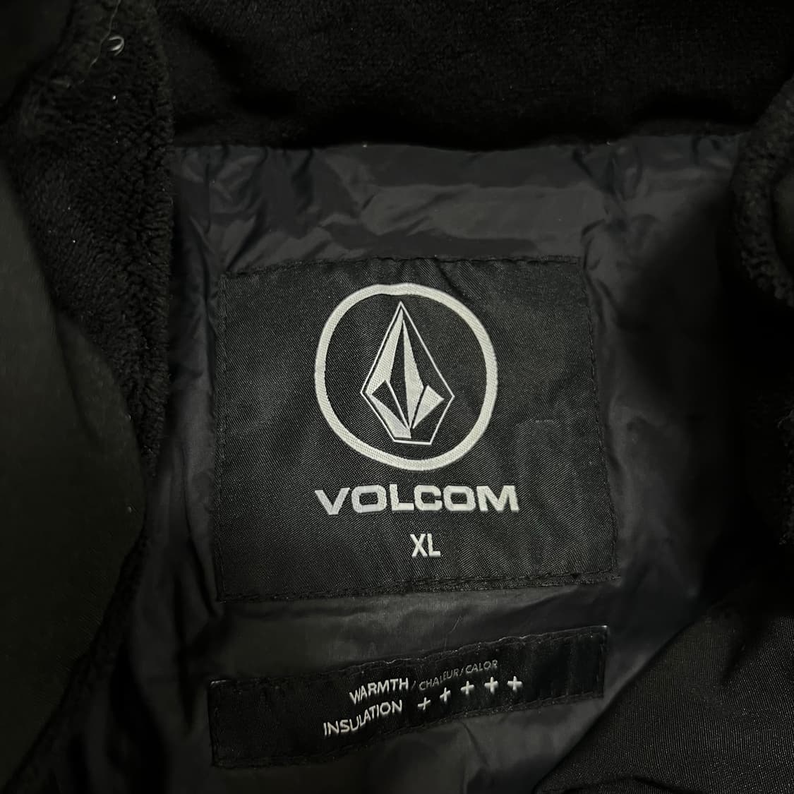 볼컴 덕다운 후드 와펜 파카 패딩 점퍼 [블랙] XL/105 상품이미지6