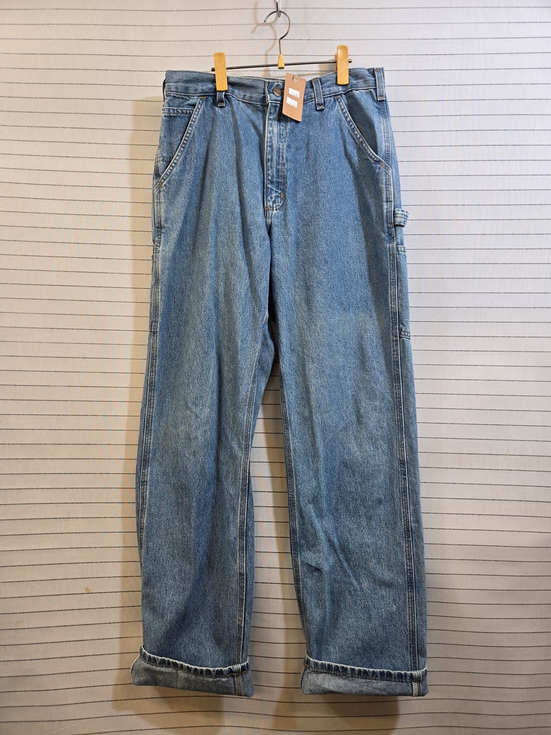 칼하트 카펜터 데님 팬츠 연청 상품이미지1