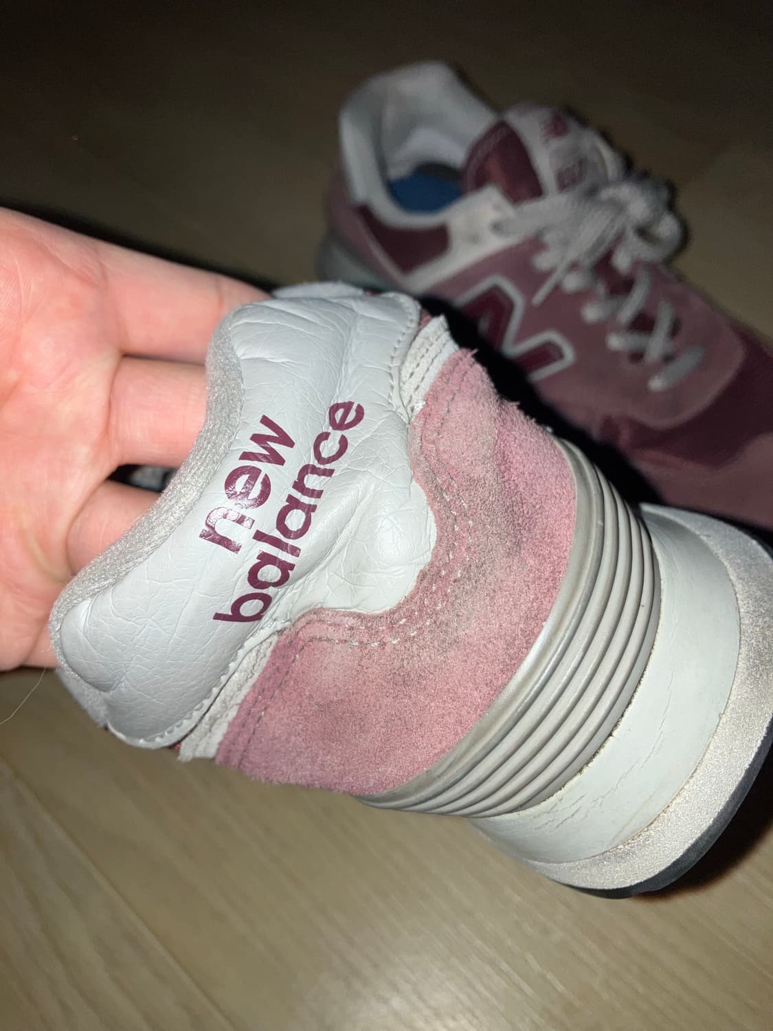 뉴발란스 574 버건디 240 상품이미지4