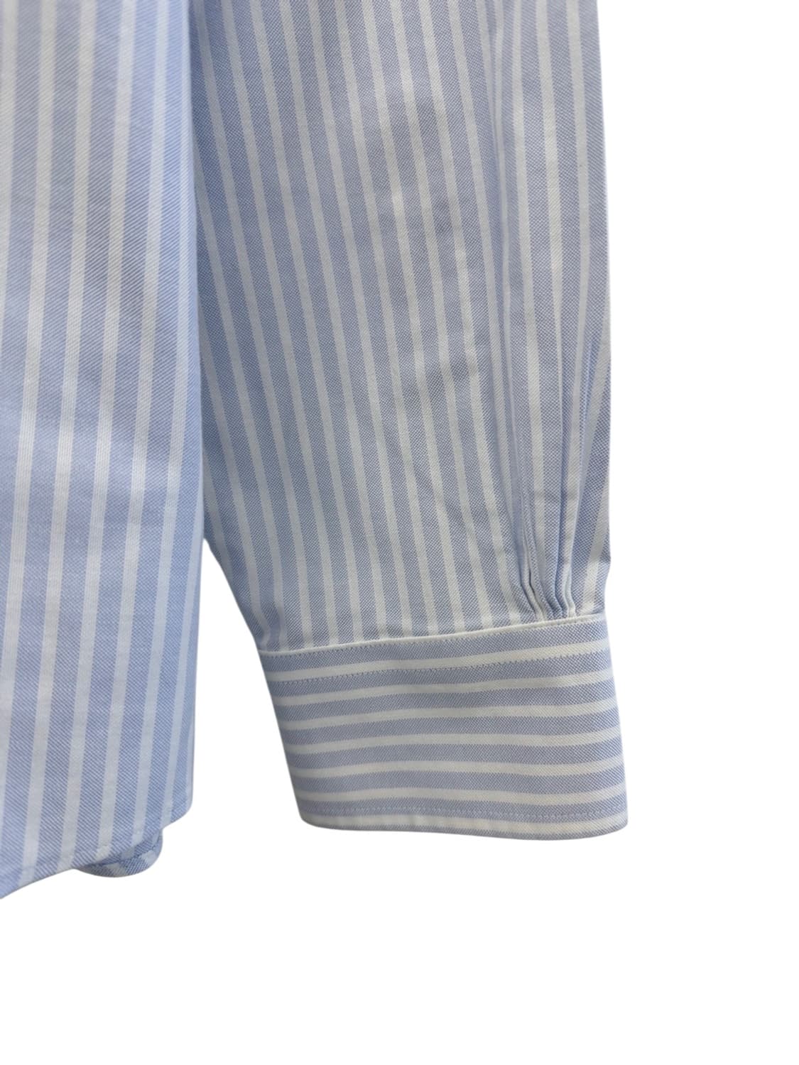 브룩스브라더스 스트라이프 셔츠 화이트&스카이블루 (M) 상품이미지6