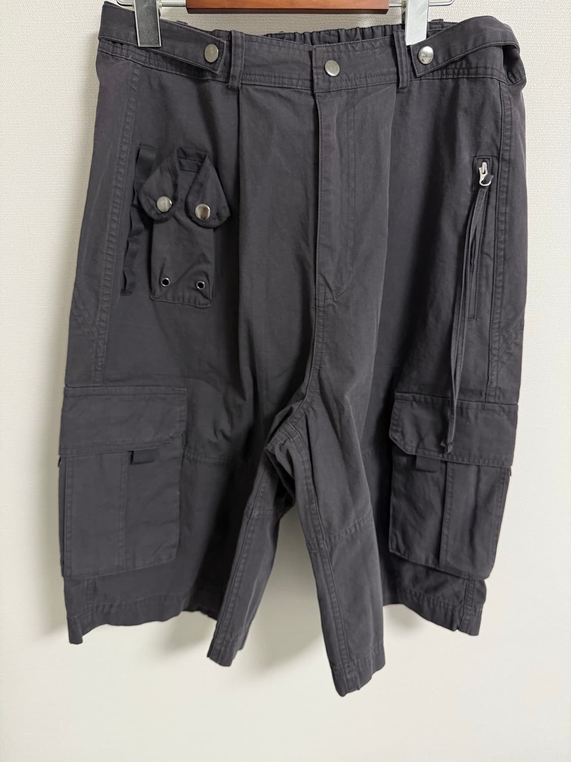 나체 워시드 카고 하프팬츠 상품이미지2