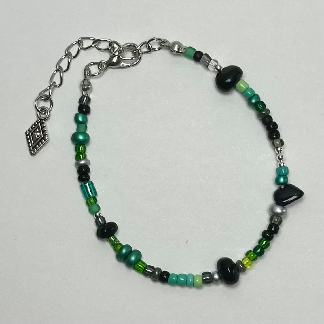 핸드메이드 비즈 팔찌 Mint Choco 032 상품이미지1