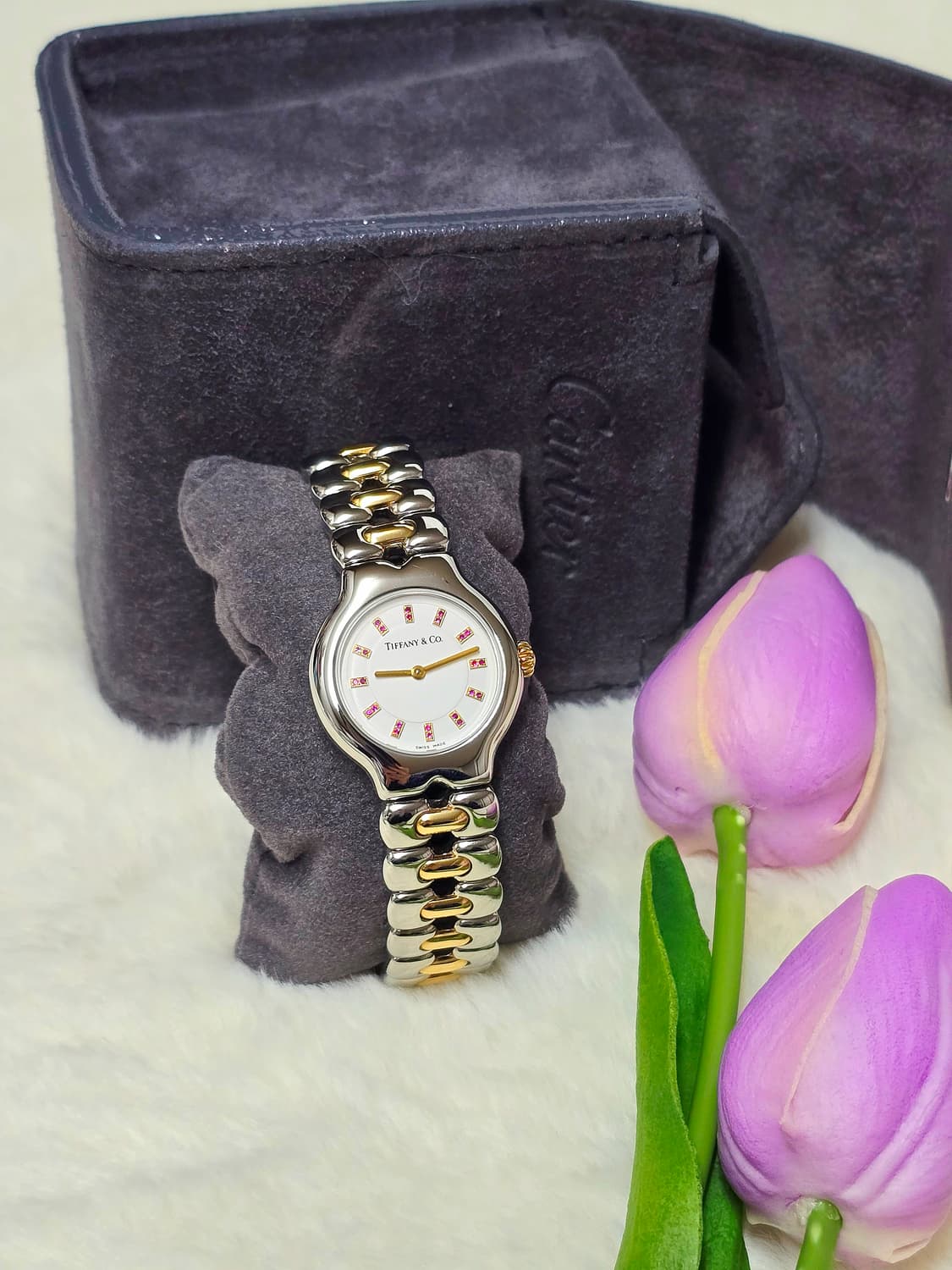 티파니테소로18k다이아시계 정품 여성용 상품이미지2