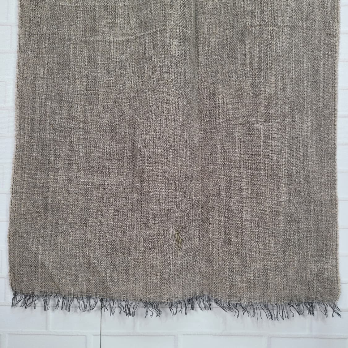 폴로랄프로렌 울 머플러 목도리 Made in Italy 남여공용 새상품급 상품이미지5