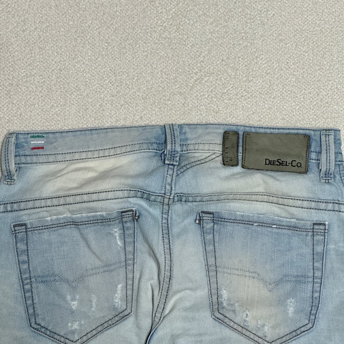 디젤 THAVAR 슬림 스키니 워싱 데님 팬츠 상품이미지4