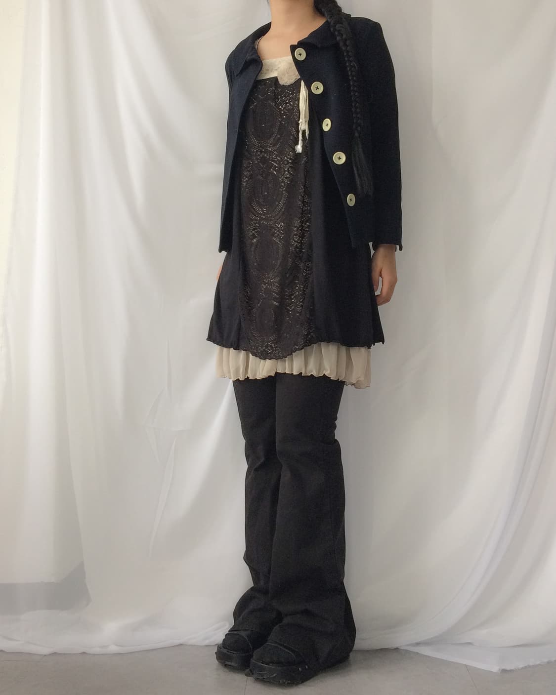 Button point jacket 상품이미지7