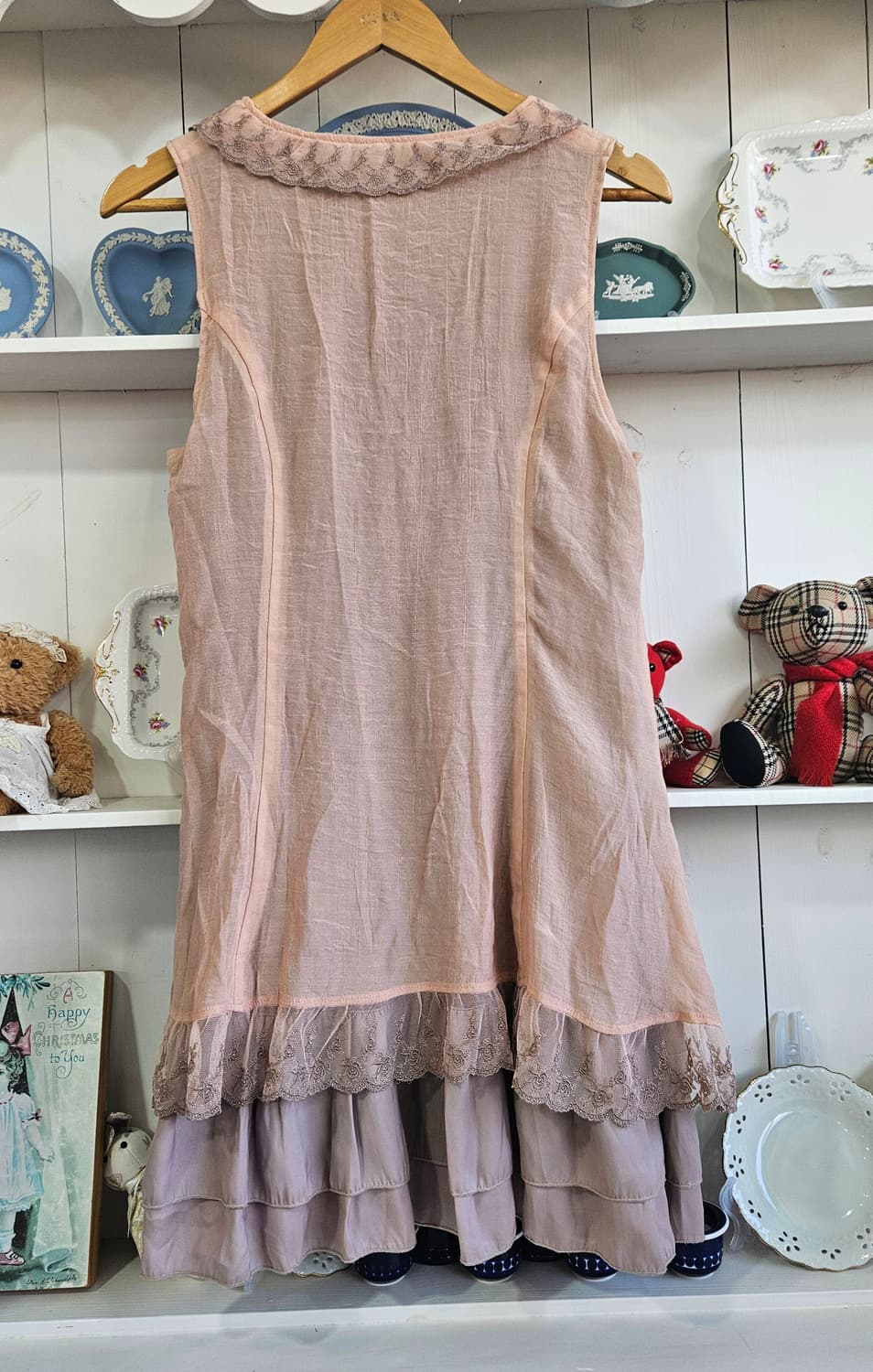 axes femme 레이스 레이어드 쉬폰 원피스 상품이미지6