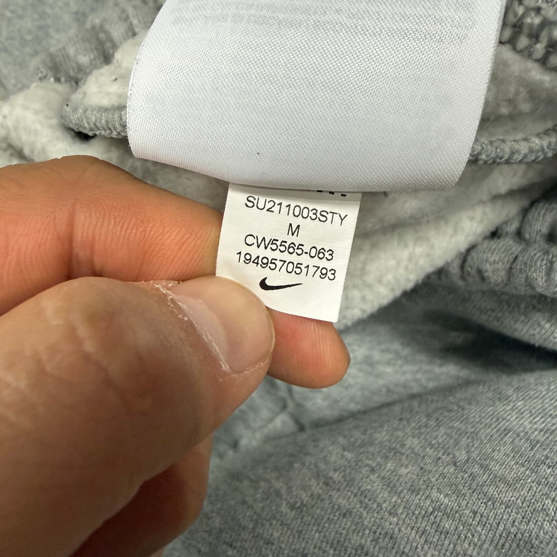 (M)나이키 Nike 솔로스우시 NRG 조거팬츠(그레이) 상품이미지4