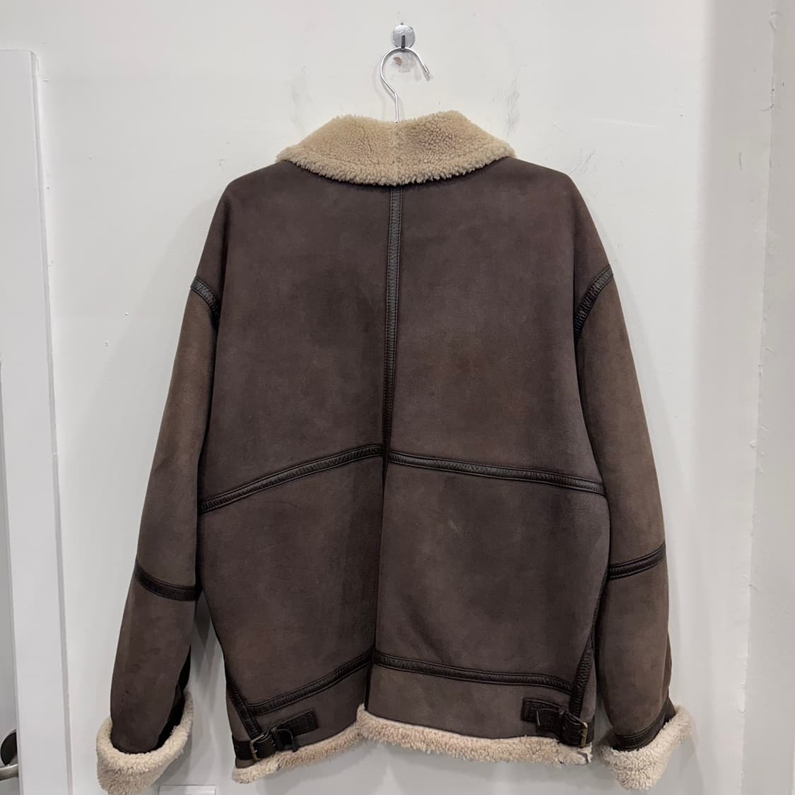 PADARINO 빈티지 스웨이드 양털 무스탕 상품이미지5