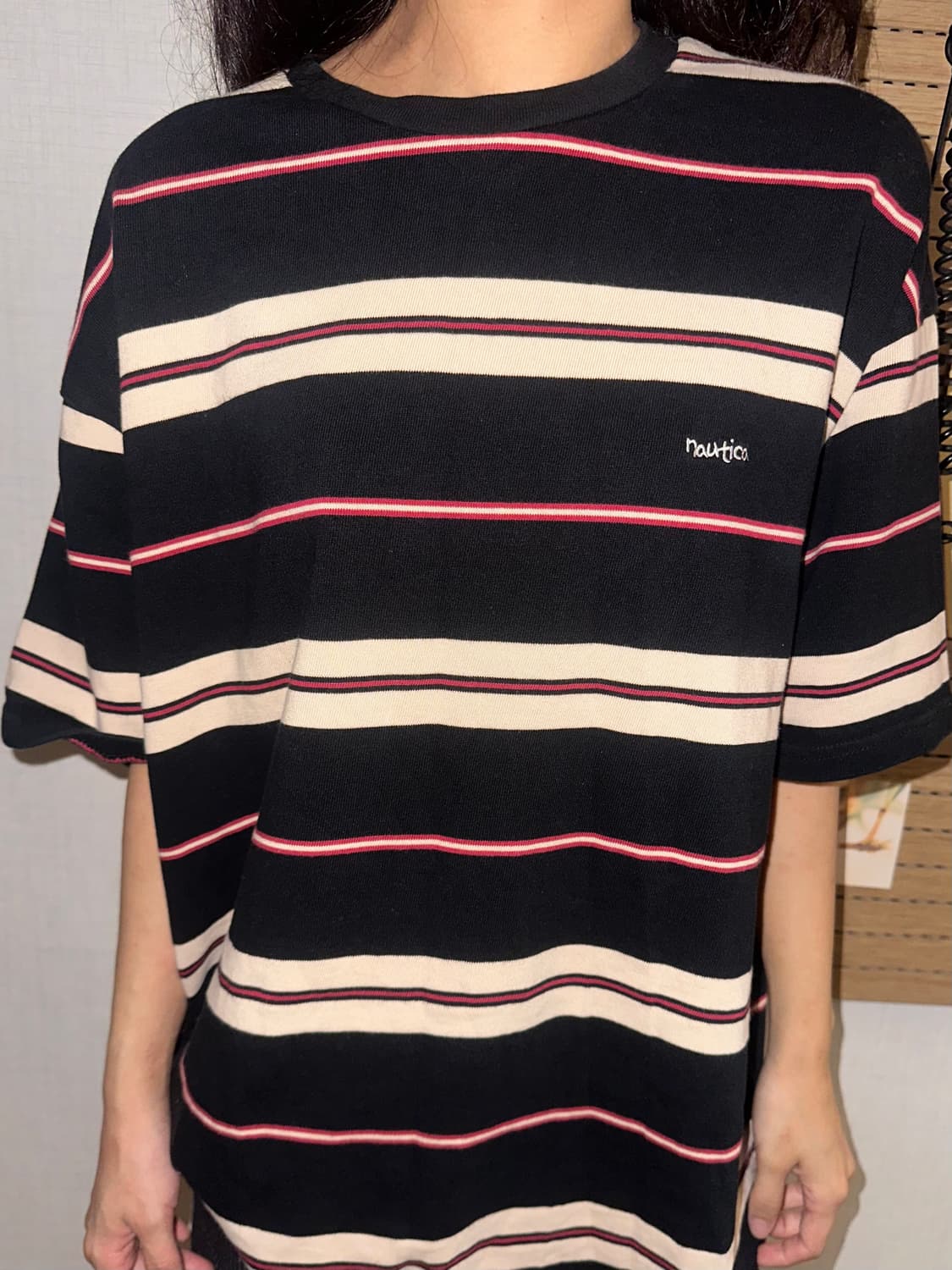 노티카 COLOR STRIPED T-SHIRT 상품이미지1